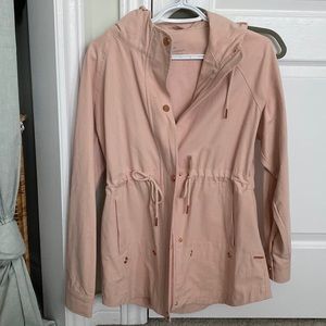 COPY - Cleo Harper trek anorak jacket. Light pink.